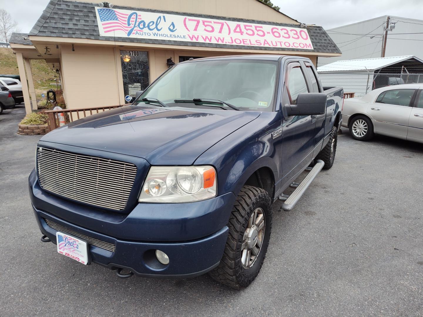 2007 Blue Ford F-150 (1FTRX14W57F) , Automatic transmission, located at 5700 Curlew Drive, Norfolk, VA, 23502, (757) 455-6330, 36.841885, -76.209412 - Photo#6